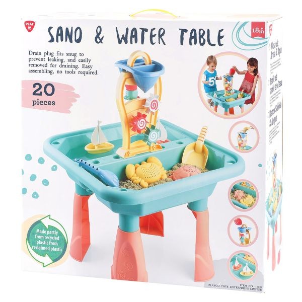 Buy Playgo Sand And Water Table 20 Pcs Online Yallatoys Qatar