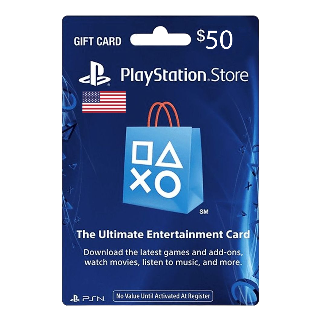 Buy PlayStation Network Gift Card 50 USD PSN USA Online