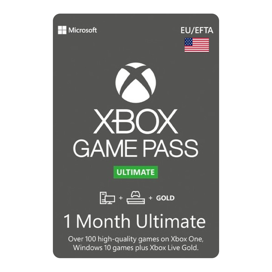Xbox Ecard Buy Xbox Game Pass Ult 1M USA Online Yallatoys Qatar