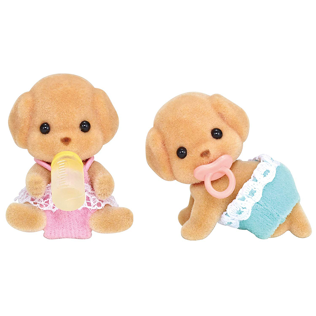 Sylvanian Families Toy Poodle Twins Figures