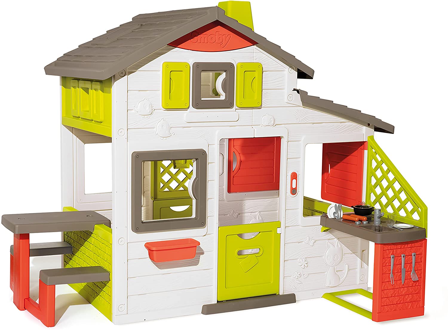 Buy Smoby Neo Friends Playhouse With Kitchen Online Yallatoys Qatar