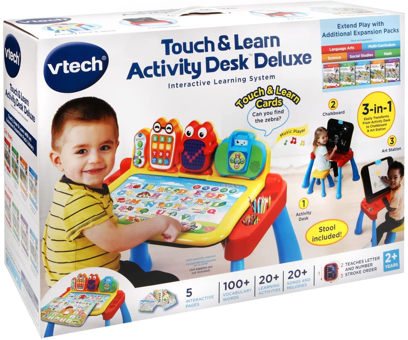 Buy VTech Touch Learn Activity Desk Deluxe Online Yallatoys Qatar