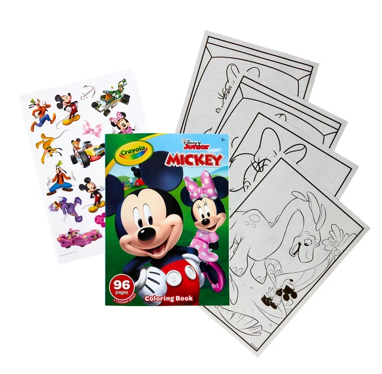 Buy Crayola Mickey Mouse Coloring Book With Stickers Online Yallatoys