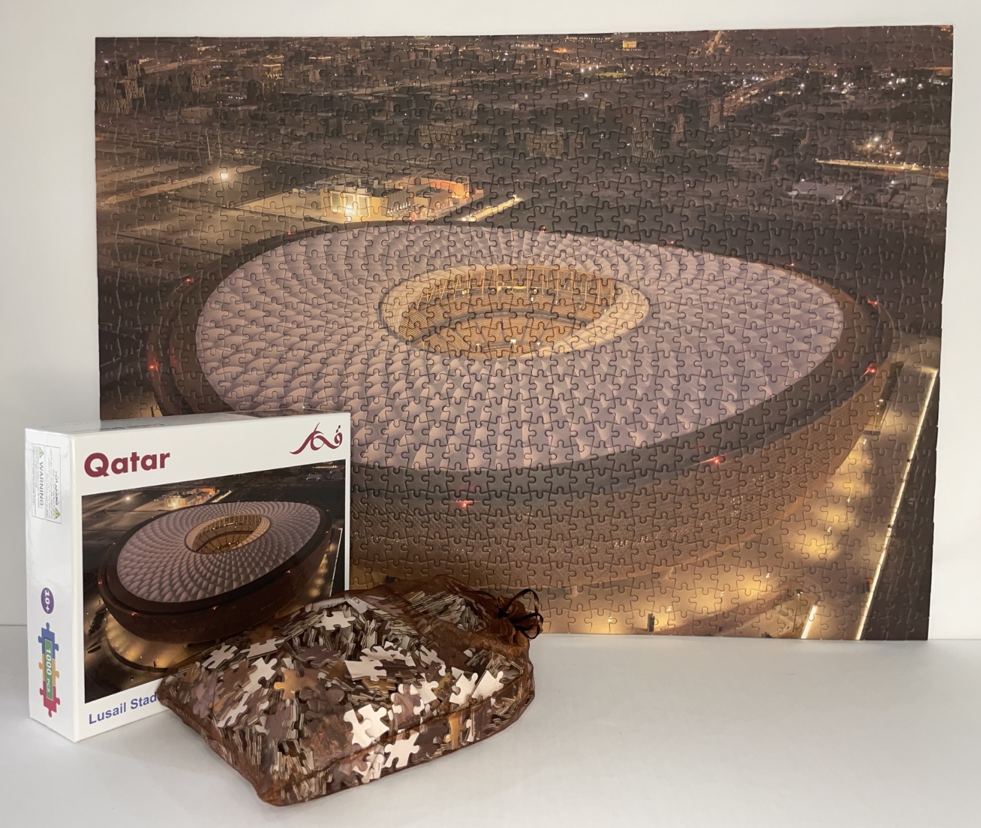 Buy Lusail Stadium 1000pcs Puzzle Online Yallatoys Qatar