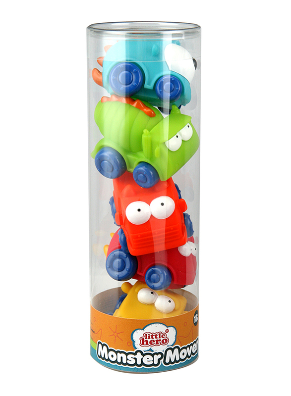 Buy Little Hero Monster Mover Bath Toy 5 Pieces Online | Yallatoys Qatar
