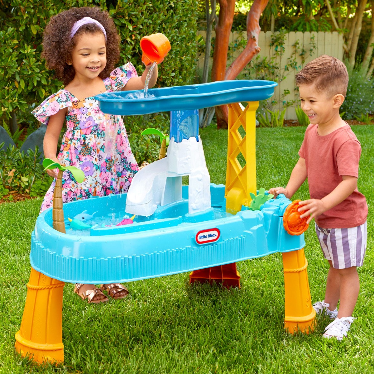 Buy Little Tikes Waterfall Island Water Table Online Yallatoys Qatar