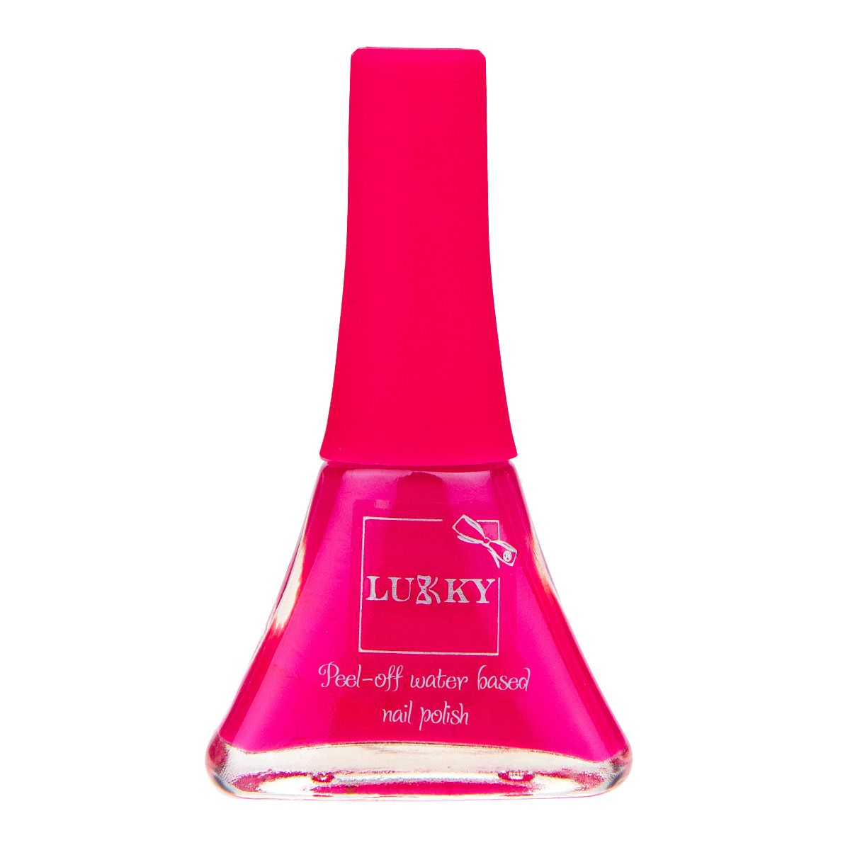 Buy Lukky Peel Off Nail Polish 5.5ml Bright Pink Online Yallatoys Qatar