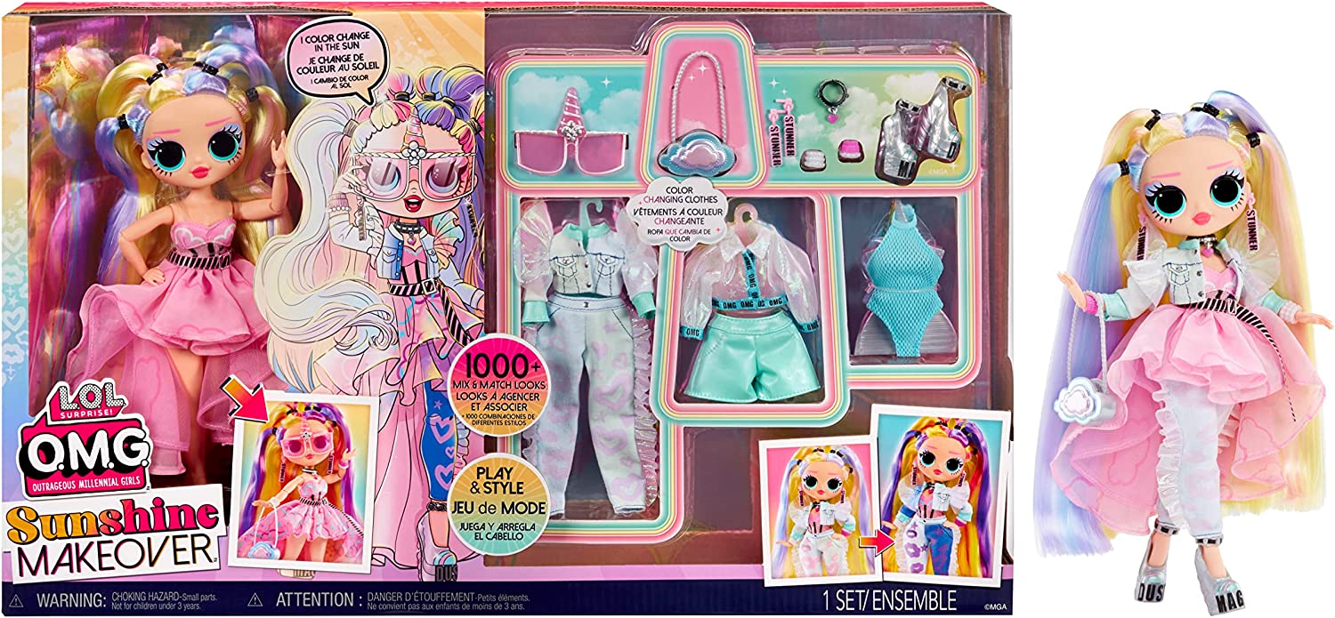 Buy LOL Surprise OMG Sunshine Color Change Stellar Gurl Fashion Doll